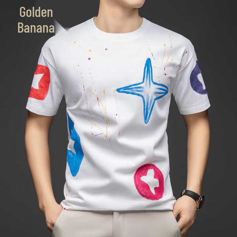 

Men s American High Street Print Cotton T-Shirt XL