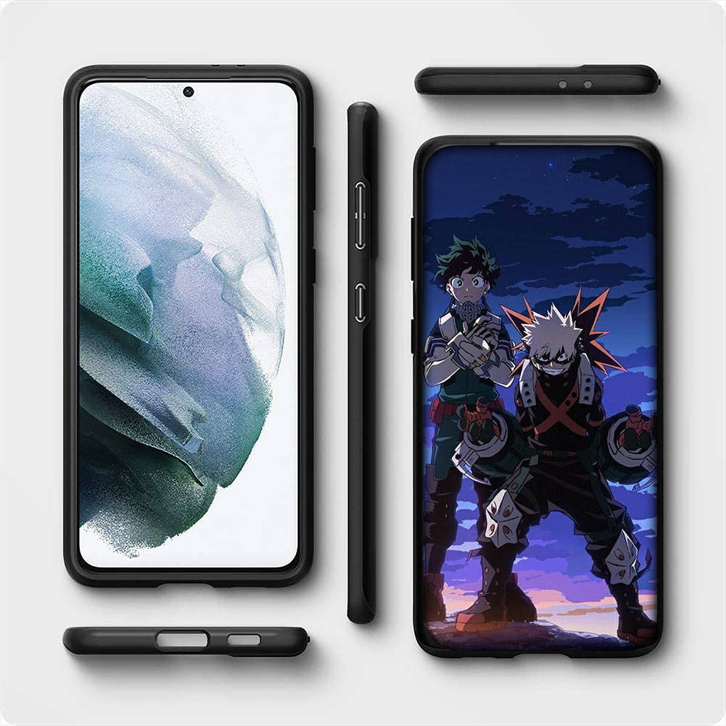 For iPhone 16 15 Xiaomi Redmi Note 13 12 11 Pro Max X 9 14 Plus XR Samsung Galaxy S24 S23 Huawei OPPO My Hero Academia Midoriya Izuku BNHA Telefondeksel