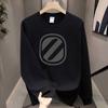 Heavy Trendy Brand Cotton T-Shirt Long-Sleeved Men'S Bottoming Shirt Trendy Autumn And Winter Men'S And Women'S Crew Neck Sweater