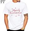 Merry Christmas T Shirts Men 2019 New Arrival Letters Printing Tshirt Chemise Homme Funny Gift for Mens Roupa Masculina Gt167
