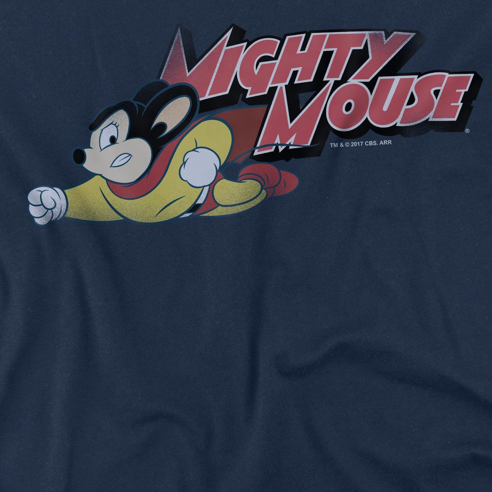 Mighty Mouse Mens Mighty Retro T-Shirt