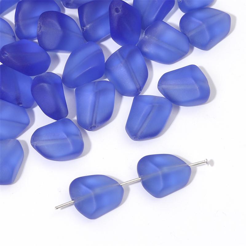 

Хрустальные стеклянные бусины с плоским камнем, матовая поверхность, свободные бусины-разделители для DIY ожерелья, браслета, изготовления ювелирных изделий 10pcs королевский синий