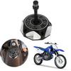 JFG RACING Motorcycle Gas Fuel Tank Cap CNC for TTR125 00-09 20-23 TTR230 05-23 Raptor 700 06-23 TTR90 Raptor 50 Raptor 80 Dirt Bike ATV Black