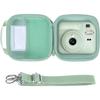 Fujifilm instax mini Sofortbildkamera kompatibel mit Lebakort Aufbewahrungstasche grün 13/12/11 (Minzschatulle)