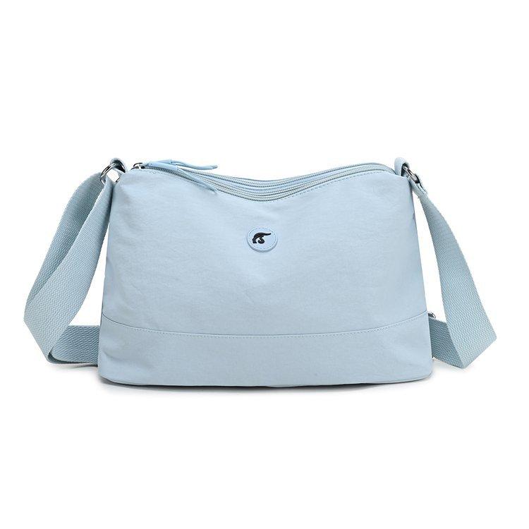 Nylon Crossbody Bag Women's Lightweight Commuter Shoulder Bag Multi-compartment Small Square Bag