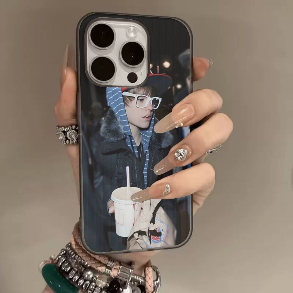Singer J-Justin B-Bieber Soft Stripe Corrugated Phone Case For IPhone 17 Air 11 12 13 14 15 16 Pro Max Plus Cover