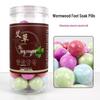 Dual-Color Herbal Foot Soak Beads - No-Boil Mugwort Concentrated Foot Bath Liquid for Home Use