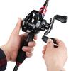 Baitcasting Fishing Rod  and Reel Combos 4 Sections Outdoor Sports Fishing Set Freshwater Fishing