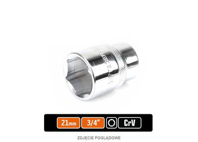 Klucz Nasadowy 3/4" Sześciokątny 21 Mm / Teger