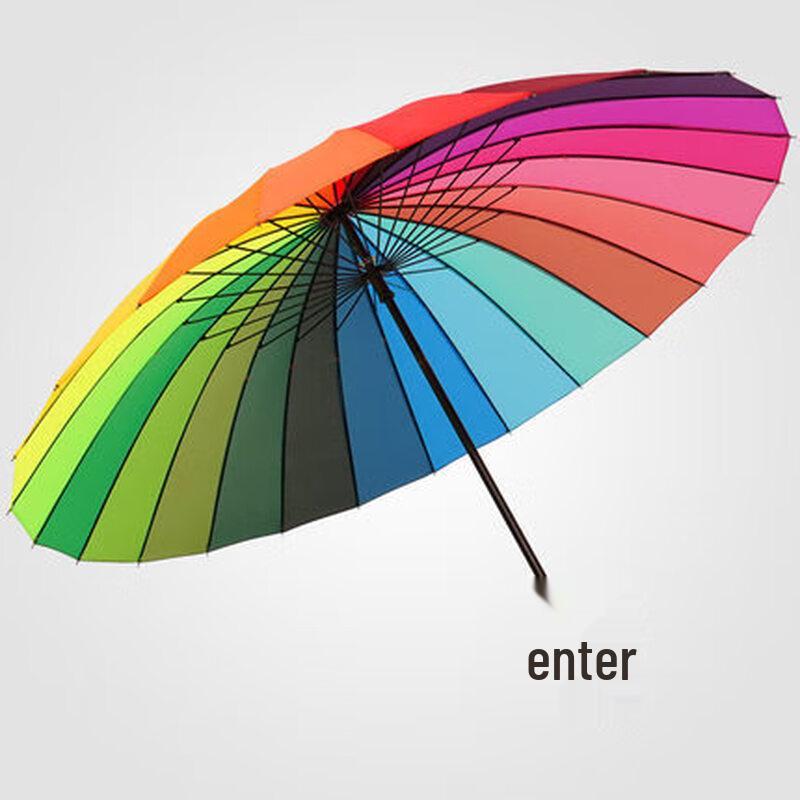 

Large 24-Rib Long Handle Golf Umbrella