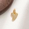 European-American Trend Zirconia Necklace with Inlaid Full Diamond 26-Letter Alloy Women's Pendant