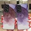 Sending Blessings For Samsung Galaxy S 8 9 10 20 Plus 21 FE 22 23 24 Ultra S7 Edge Black Tempered Glass Phone Case Hard Shell