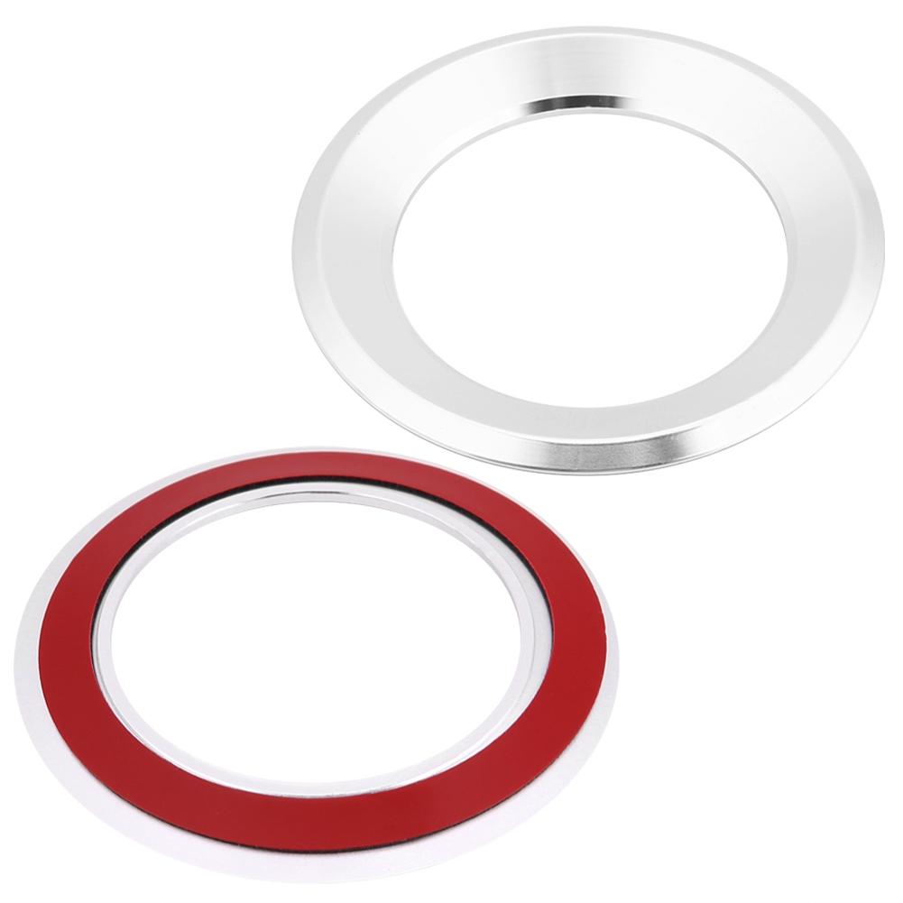 Osłona Pierścienia Kierownicy Samochodowej dla Octavia A7 A5 Rapid Fabia Superb 2012?2016 Srebrny