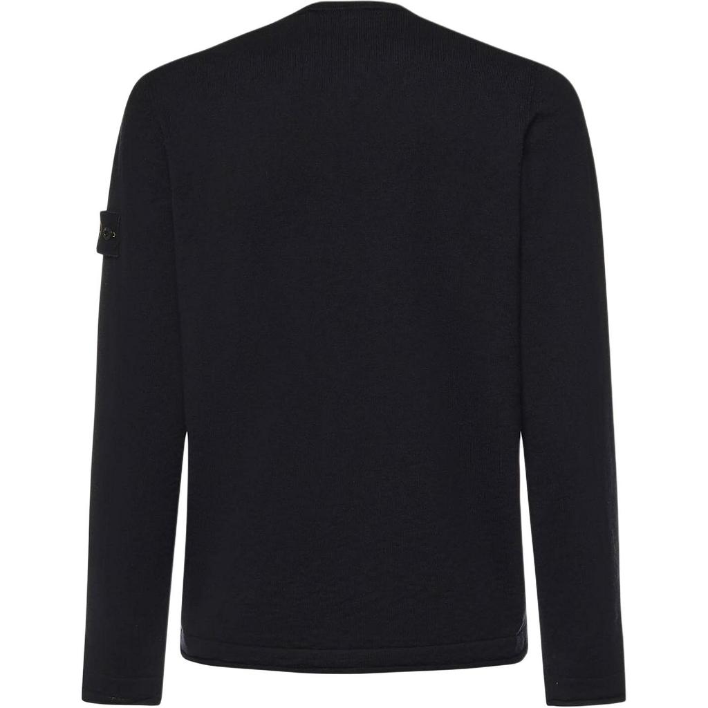 STONE ISLAND Logo Crew Neck Long Sleeve Knit Sweater Unisex Sweater L1S155100052S00B0-V0029