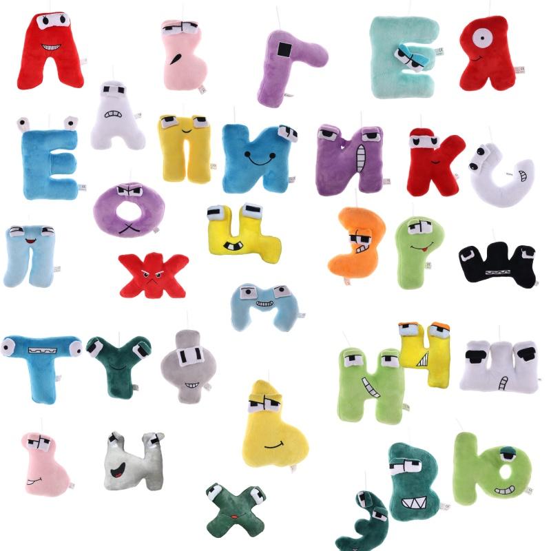Alphabet Lore Russian Letter Plush Toy Pillow For Kids Soft And Cuddly Stuffed Animal Doll
