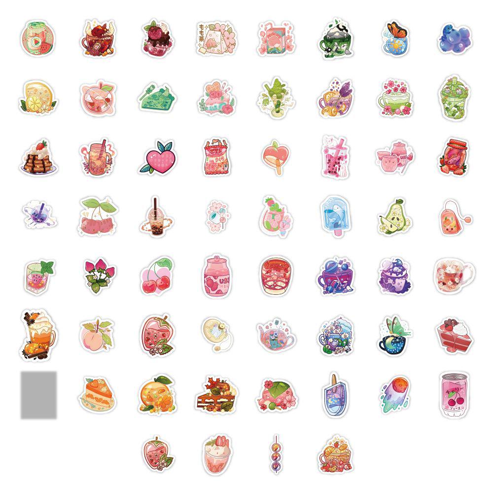 

Водонепроницаемый набор из 60 стикеров с пищевым граффити для креативного оформления