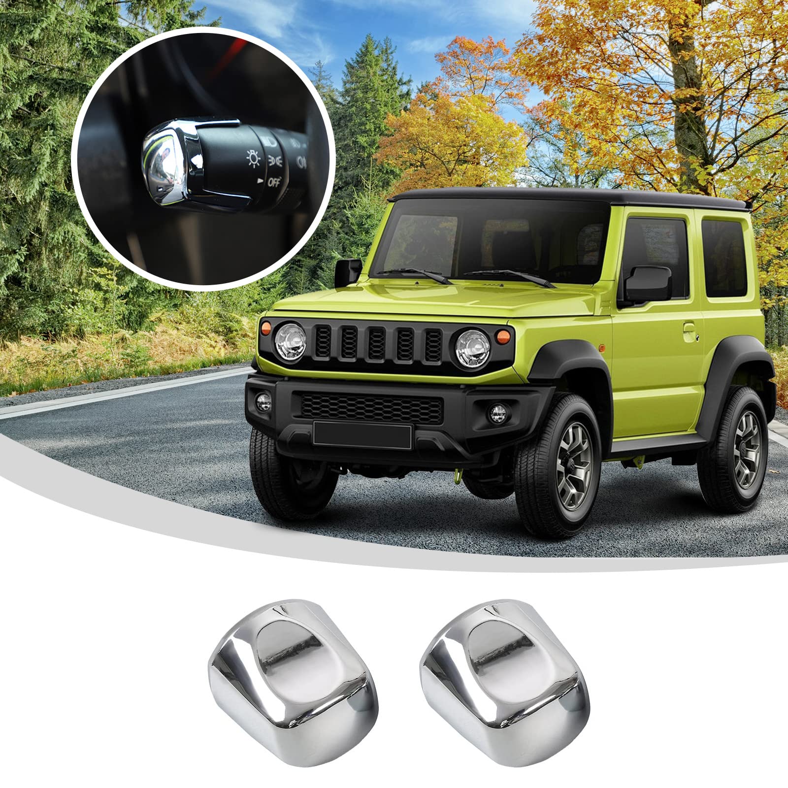ANTC JB64 JB74 для Suzuki Jimny, Комплект прерывистого стеклоочистителя, Переключатель стеклоочистителя, Автоматический, Скорость автомобиля серебряный