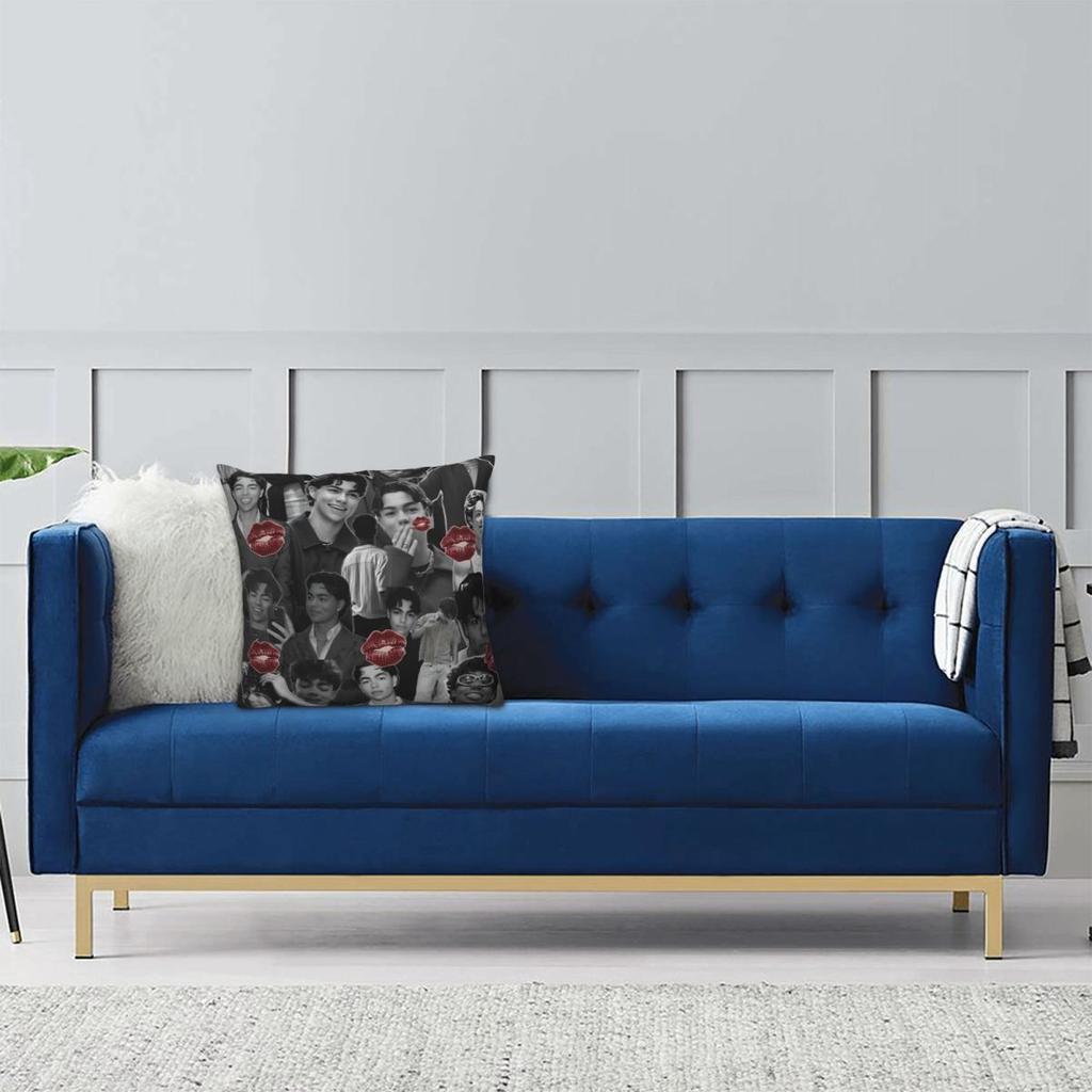 Pillow Cover Malachi Barton American Actor And Singer Photo Cushion Cover Vintage Pillow Case For Living Room Chair Pillowcases