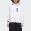 Adidas W.N.D. Sports Jacket With Hood For Spring And Autumn Women Jackets White GF0131
