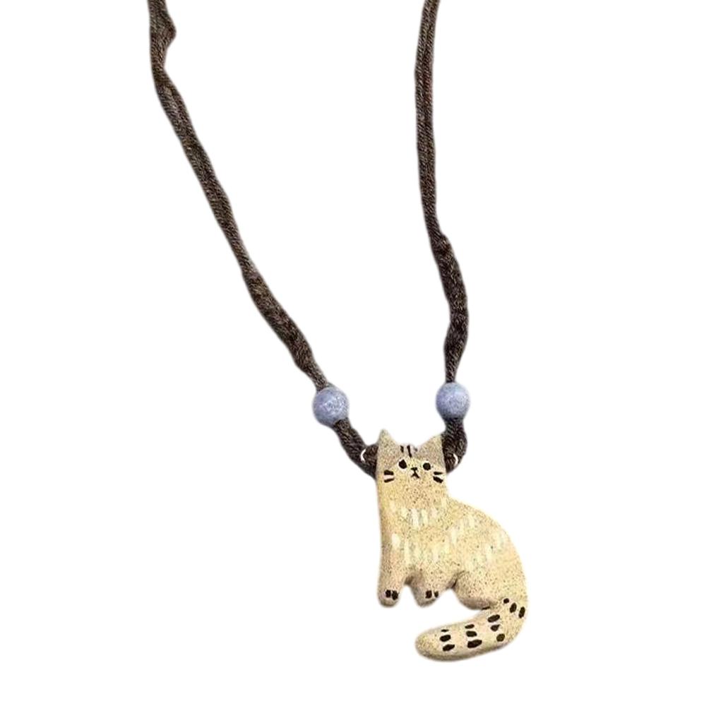 Cats Charm Necklace Unique Necklace Multifuntional Neck Jewelry Pendant Necklace for Women Seeking Distinctive Charm