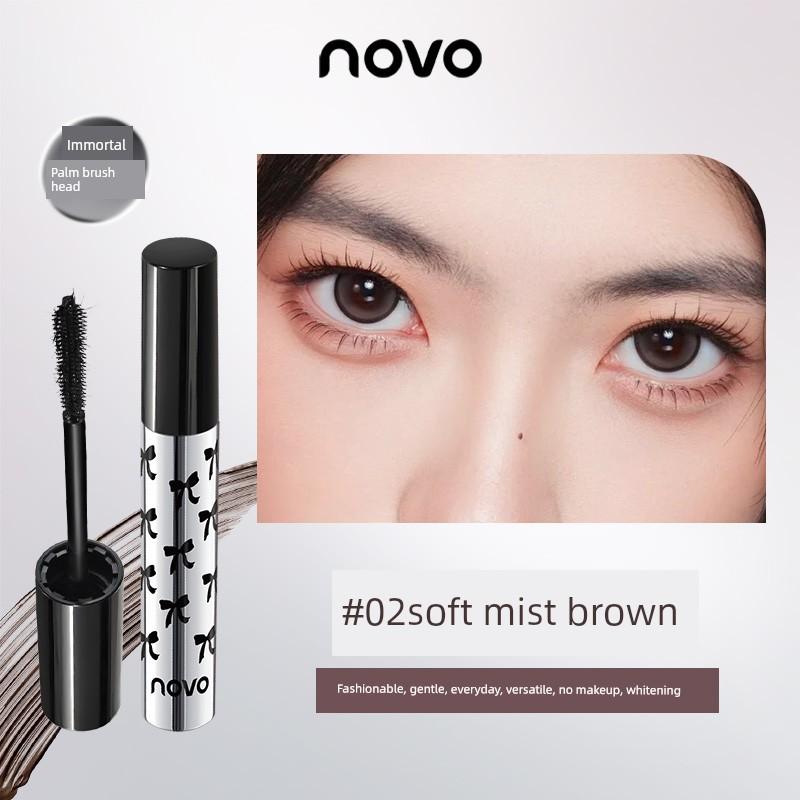 Novo Mascara Waterproof Sweat-Proof Long-Lasting Hair-Styling Thick Curl Easy-to-Shape Color Conspicuous Not Heavy Cheap Women