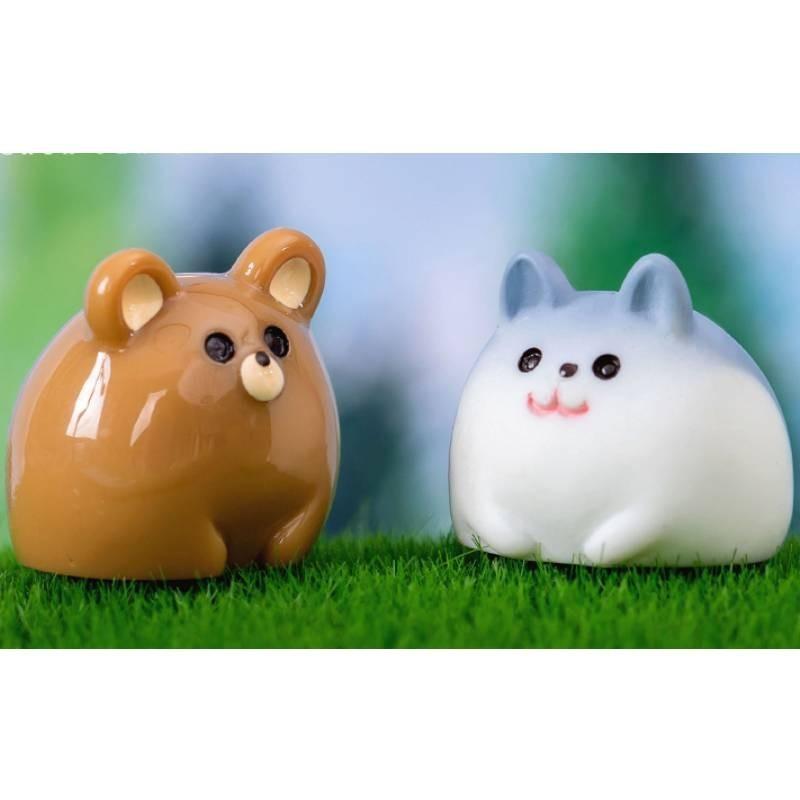 Adorable Resin Animal Figurines Blind Box For Car And Desktop Decor Cute Gift