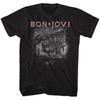 Bon Jovi Slippery When Wet Svart Vuxen T-shirt Sommar Herr- och Damtröja Lös och Andningsbar Topp