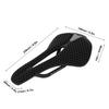 3D Printed Bike Saddle Hollow Breathable Lightweight Cycling Seat Cushion Shock Absorbing for Road Mountain Bikes