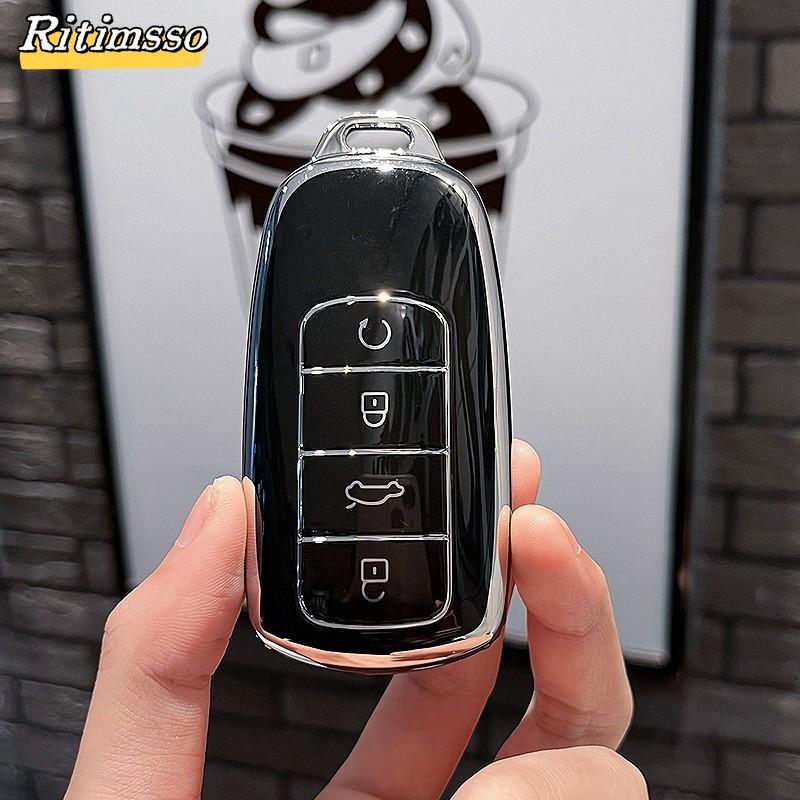 Fashion TPU Car Key Case Cover for Chery Tiggo 8 Pro Tiggo 8plus New 5 Plus 7pro Omoda 5 Car Key Protector Shell Fob Accessories