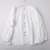 Japanese-Inspired Artistic Pleated Long Sleeve Women's Shirt - Spring Collection