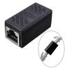 Rj45 Network Female Adapter Black Female To Female Connector Coupler Extender Rj 45 Ethernet Cable Extension Converter