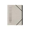 Pagna Office Sorter 12 Compartments 12 Positions A4 with Tabs Light Grey