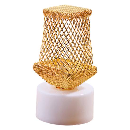 Star Moon Iron Art Mesh Candlestick Candle Lamp Rustic Style Display Mold Ramadan Eid Mubarak Festive Decoration