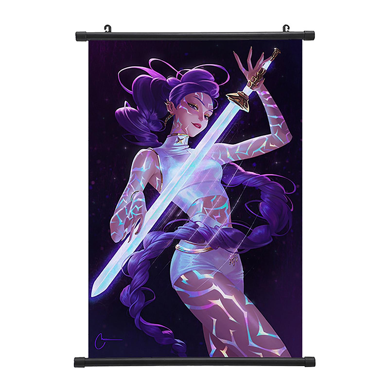 

Подвесной плакат-свиток Тканевое настенное искусство для гостиной, спальни и украшения дома One Size