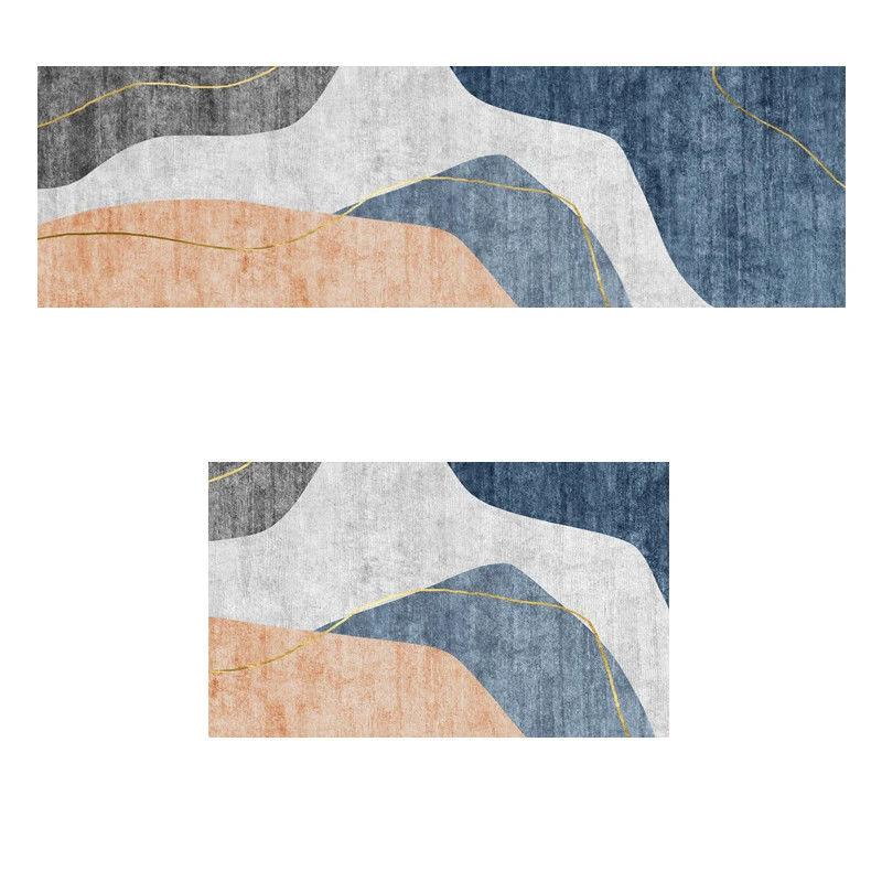 Kitchen Mat Kitchen Carpet Non-Slip Washable Bath Floor Mat Entrance Doormat Laundry Room Lounge Decor Rug Living Room Carpet