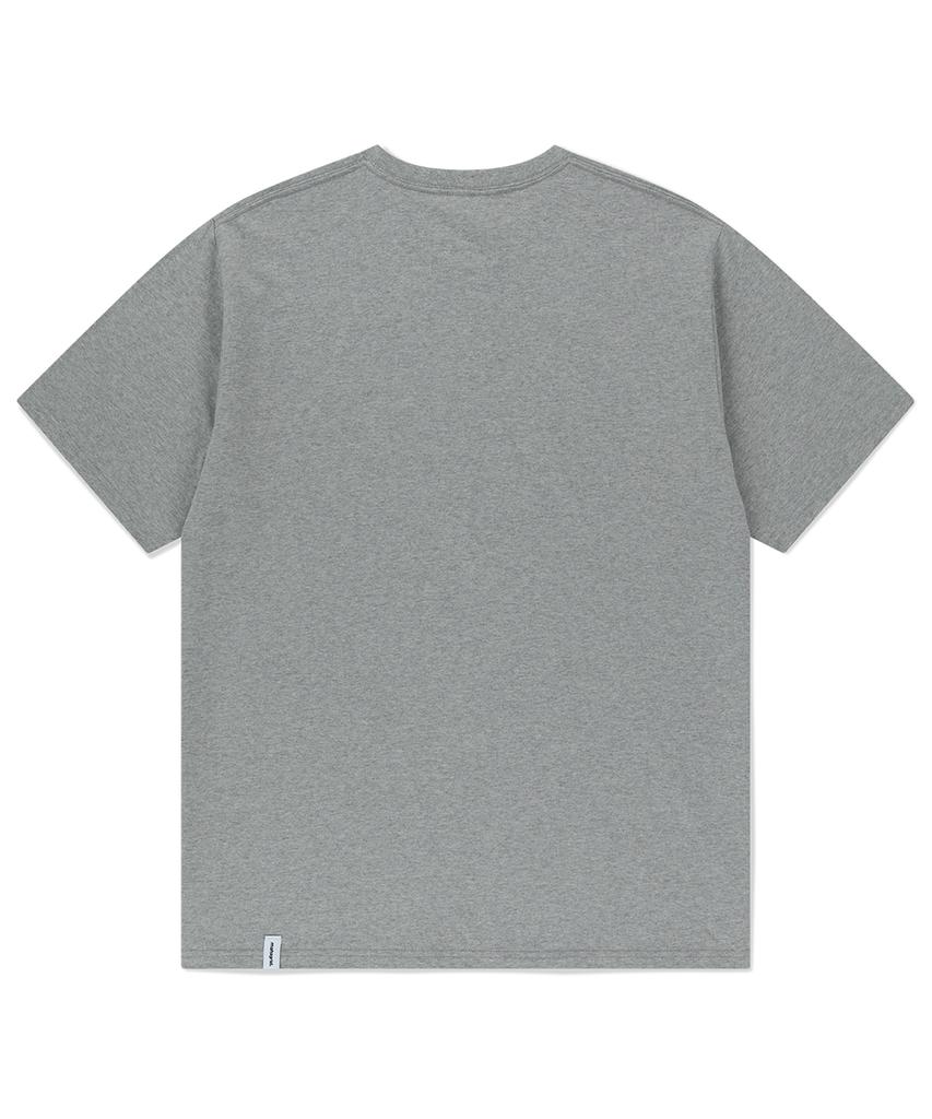 MAHAGRID Maha Spellout Tee Gray(Mg2Fmmt531A)