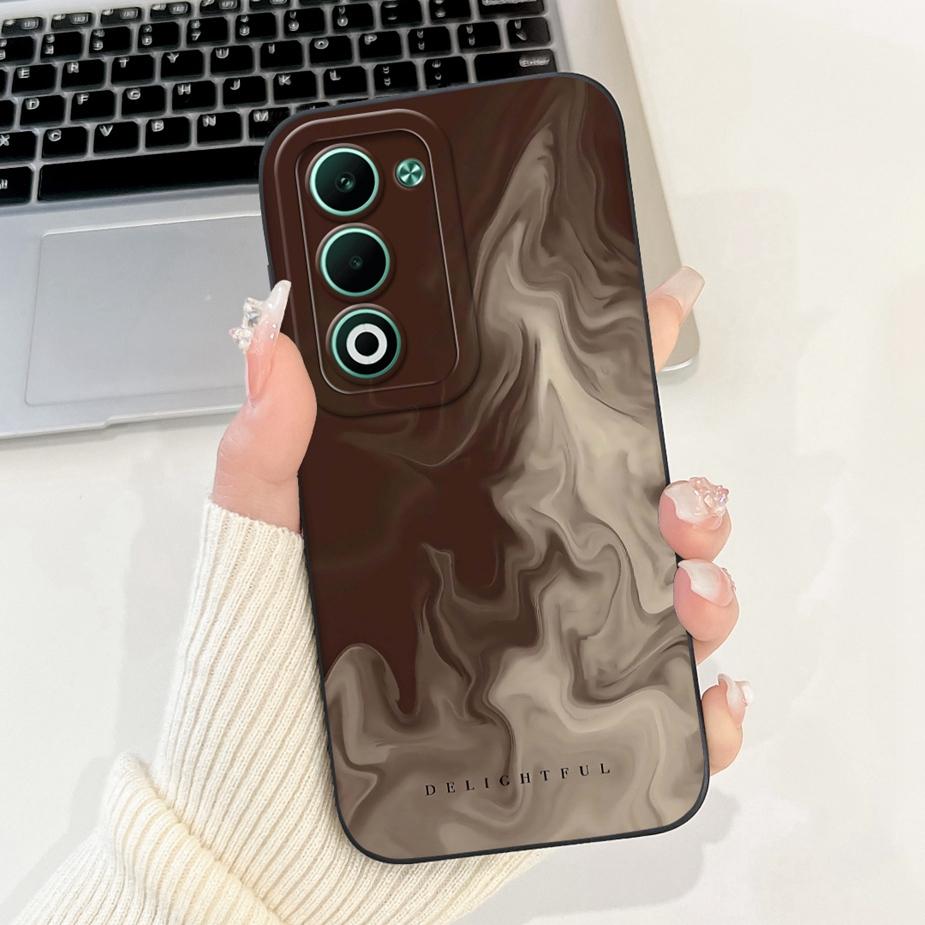 For Oppo A5 5G Case CPH2735 Cute Cartoon Luxury Painted Cover Soft TPU Phone Case For Oppo A5 Pro A5Pro 5G CPH2695 Fundas Bumper