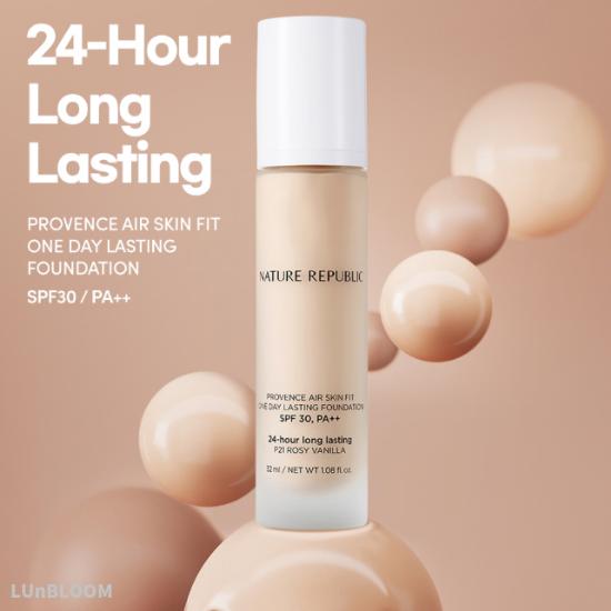 NATURE REPUBLIC Provence Air Skin Fit One Day Lasting Foundation 32ml