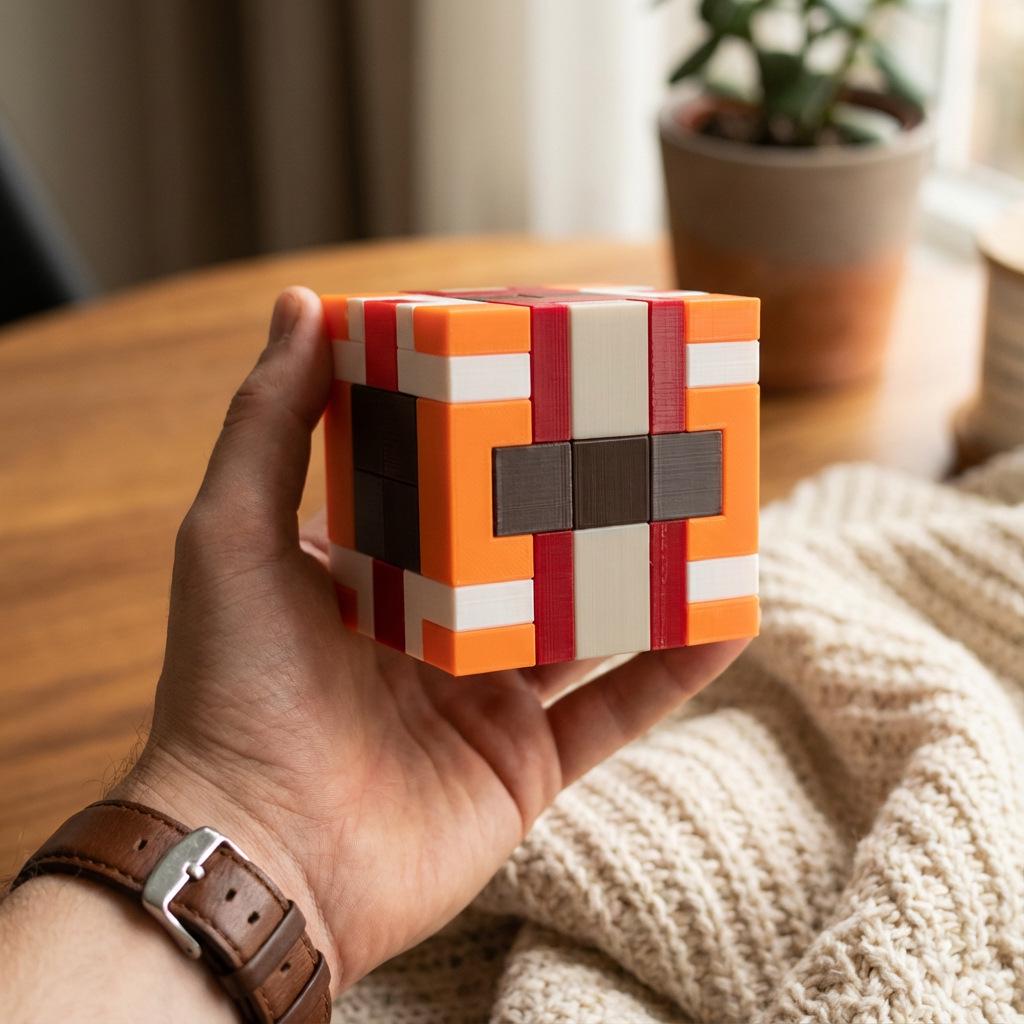 Adult High IQ Brain-Burn Puzzle Cube: Hell Level Slider Challenge & Stress Relief