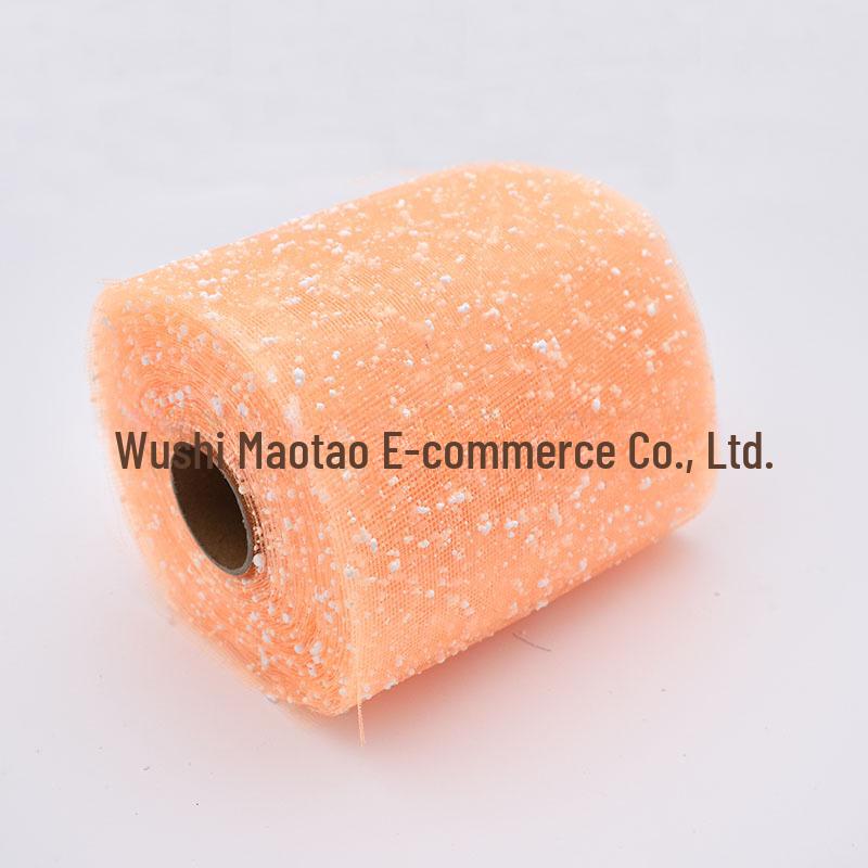 15cm Rose Bouquet Mesh Yarn for Wedding Decor & Florist Use