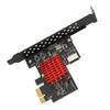 USB3.2 GEN2 Front TYPE E Expansion Card 10Gbps Support KEY A TYPE E PCIE 3.0 2X Interface Expansion Card for Win8 for