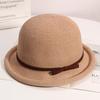 Spring and Summer Top Hat, Female Summer Adult Straw Hat, Sunshade, Sun Hat, Fashion Foreign Style Sunscreen Hat, Hepburn Wind Basin Hat