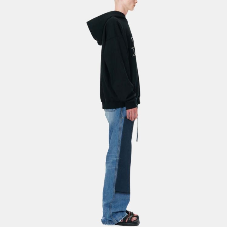 WE11DONE SS22 Sweatshirt Unisex Black WD-TH1-22-665-U-BK