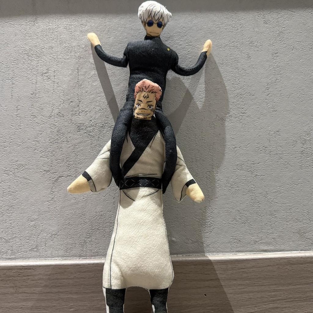 Anime Ryomen Sukuna plyšová panenka 26 cm Gojo Satoru plyšové panenky Abstraktní kloubová flexibilní dekorace do pokoje JJK plyšová hračka Unisex dárky