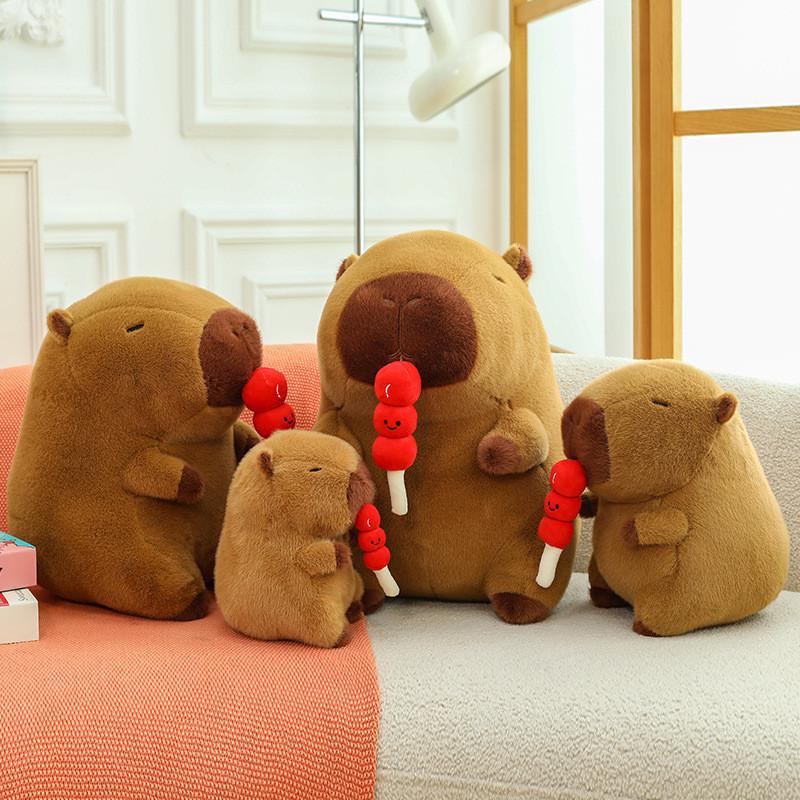 Plush Hawthorn Capybara Doll Sugar Cartoon Animal Decoration Gift Pillow Friend