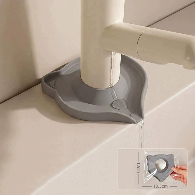 Kitten Silicone Faucet Draining Mat, Anti-Splash Mat, Bathroom Sink Faucet Leak-Proof And Waterproof Cover A4