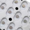 100pcs/sheet 4mm Self-Adhesive Conductive Repair Tape Dots – Pre-Cut Circular Conductive Patches for Remote Controls, Xbox/PS4