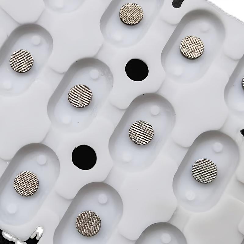 100pcs/sheet 4mm Self-Adhesive Conductive Repair Tape Dots – Pre-Cut Circular Conductive Patches for Remote Controls, Xbox/PS4