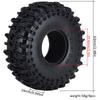 1.0inch Tires 63x24mm 1/24 Rc Crawler Truck Car Parts For Axial Scx24 Axi00001 Axi00002 Gladiator 1/18 Traxxas Trx4m Fms Fcx24