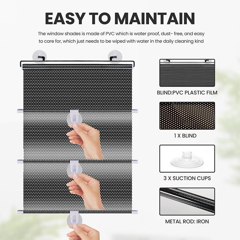 Roller Curtains for Window Kitchen Curtain Blackout Blinds Blind Roll Living Room Drill Adjustable Rolls Shade Shades Roman Home